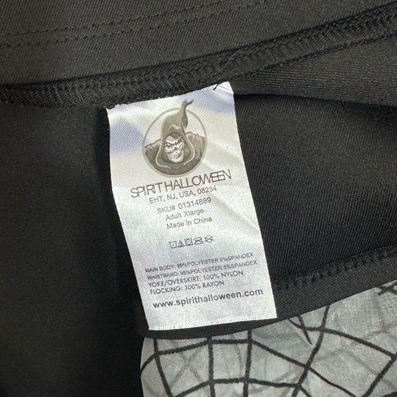 Halloween Black Bat and Spider Dress Spirt Halloween Size XL - Picture 8 of 8